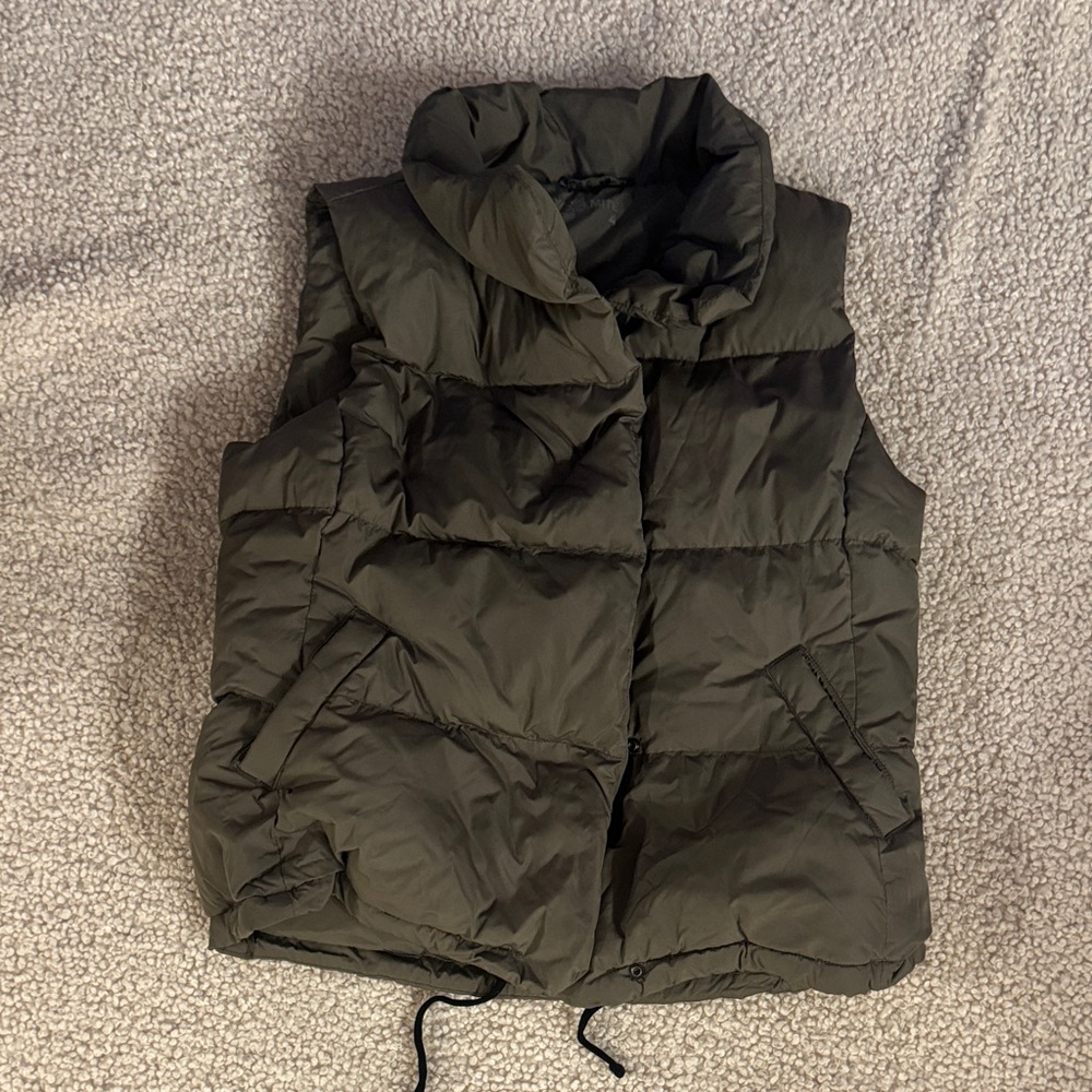 Grey Puffer Vest